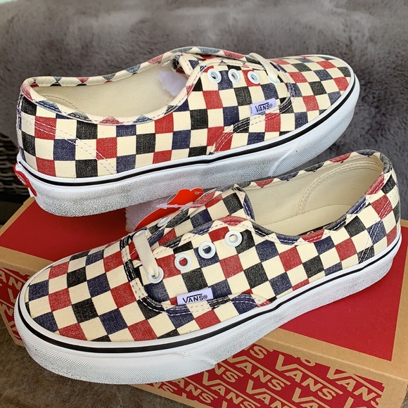 VANS AUTHENTIC WASHED Drsbls/Chili Pepper Men’s - Picture 9 of 16